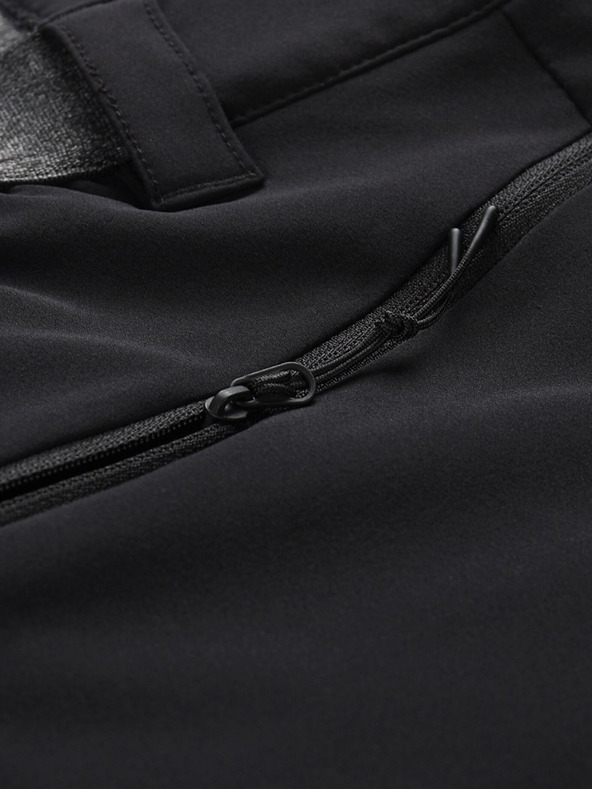 ALPINE PRO Čierne pánske outdoorové nohavice ALPINE PRO Ramel