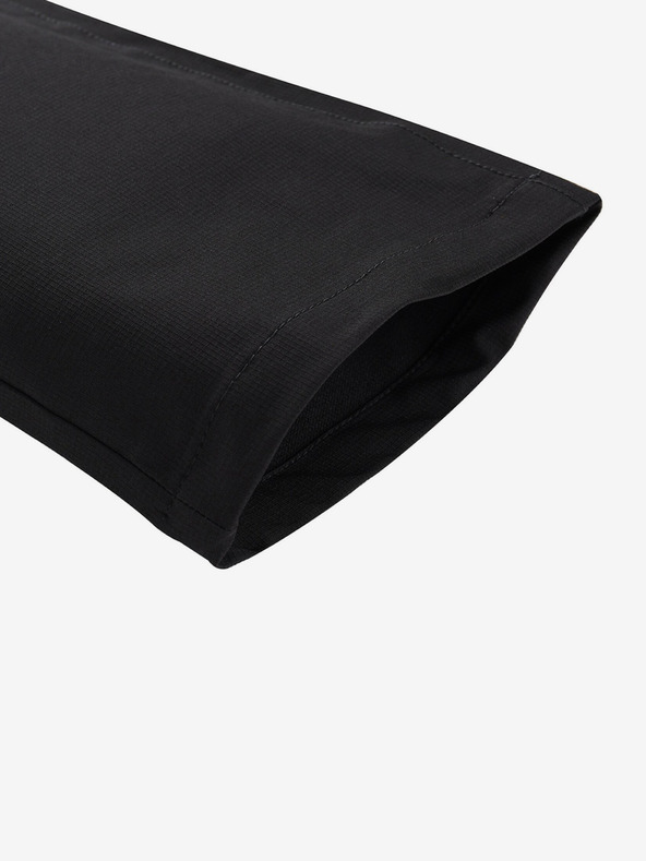 ALPINE PRO Čierne pánske softshellové nohavice ALPINE PRO Corb