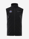 ALPINE PRO Čierna pánska softshellová vesta ALPINE PRO WERS