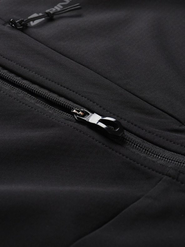 ALPINE PRO Čierna pánska softshellová vesta ALPINE PRO WERS