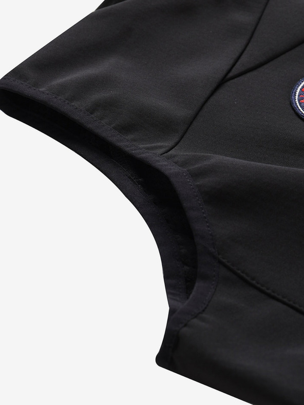 ALPINE PRO Čierna pánska softshellová vesta ALPINE PRO WERS