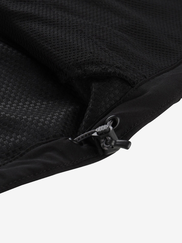 ALPINE PRO Čierna pánska softshellová vesta ALPINE PRO WERS