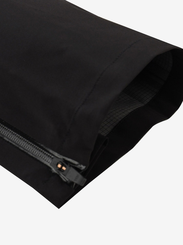 ALPINE PRO Čierne pánske outdoorové nohavice s membránou ALPINE PRO Zoner