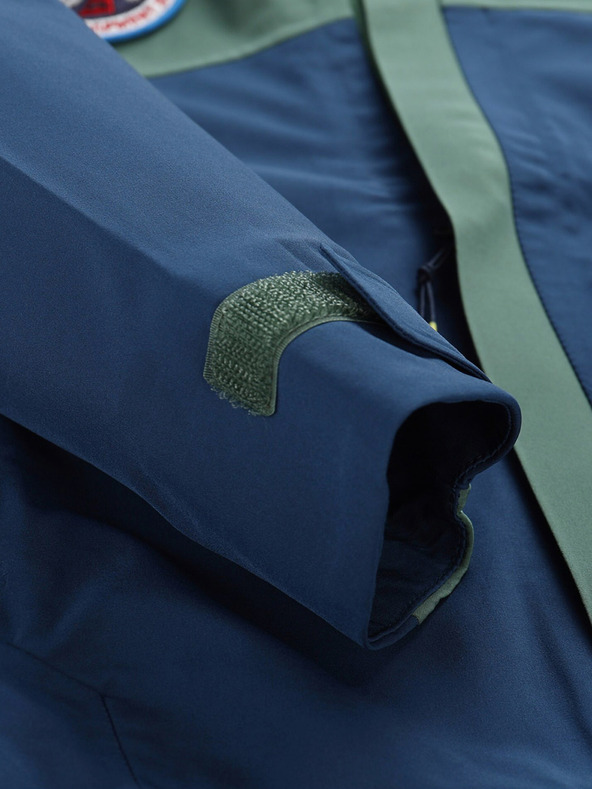 ALPINE PRO Zelená chlapčenská športová bunda ALPINE PRO Goro