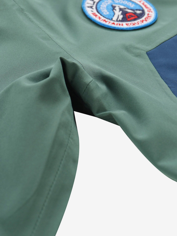 ALPINE PRO Zelená chlapčenská športová bunda ALPINE PRO Goro