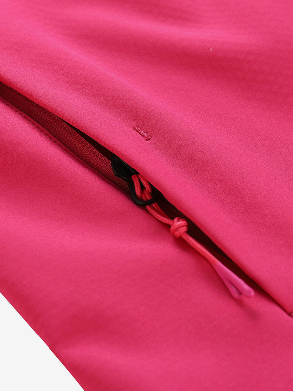 ALPINE PRO Tmavoružová dámska softshellová bunda ALPINE PRO Wersa