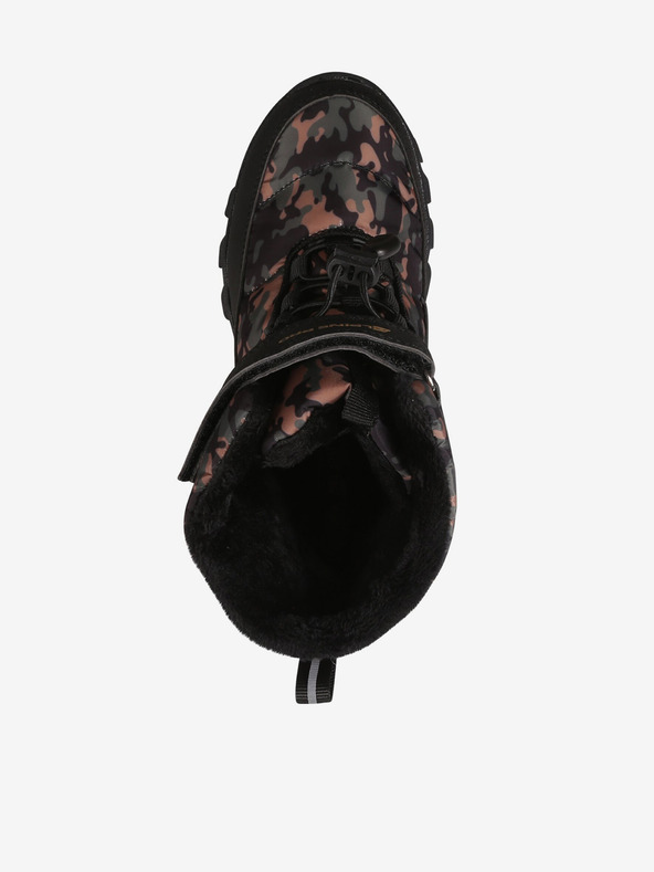 ALPINE PRO Čierne vzorované detské snehule Alpine Pro Lando