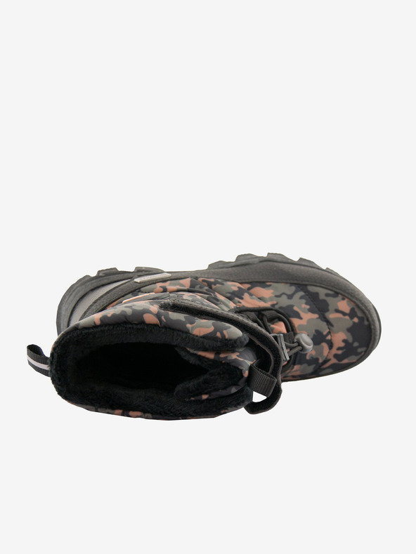 ALPINE PRO Čierne vzorované detské snehule Alpine Pro Lando