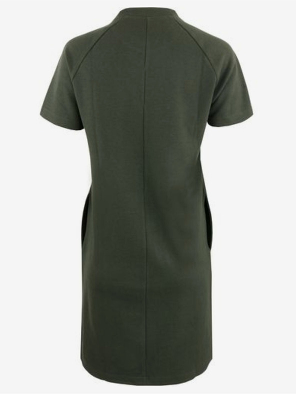 ALPINE PRO Tmavozelené dámske šaty ALPINE PRO Langa