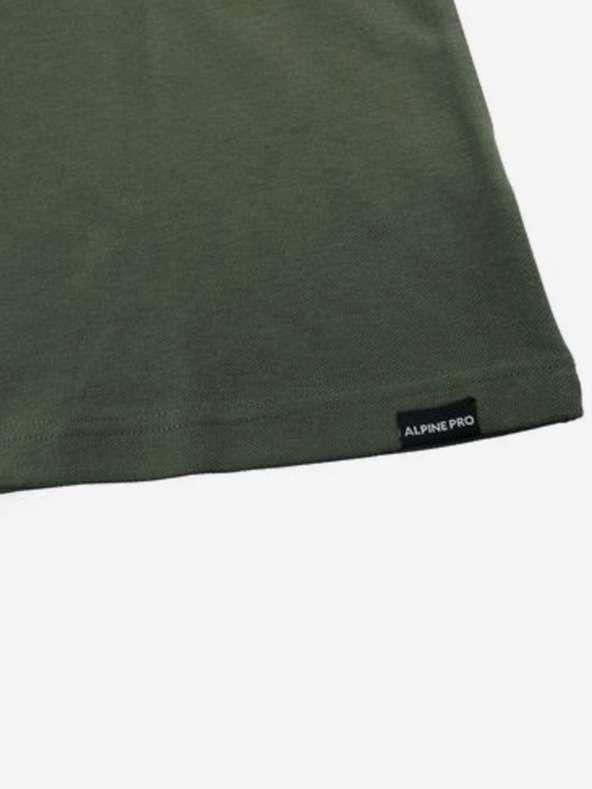 ALPINE PRO Tmavozelené dámske šaty ALPINE PRO Langa