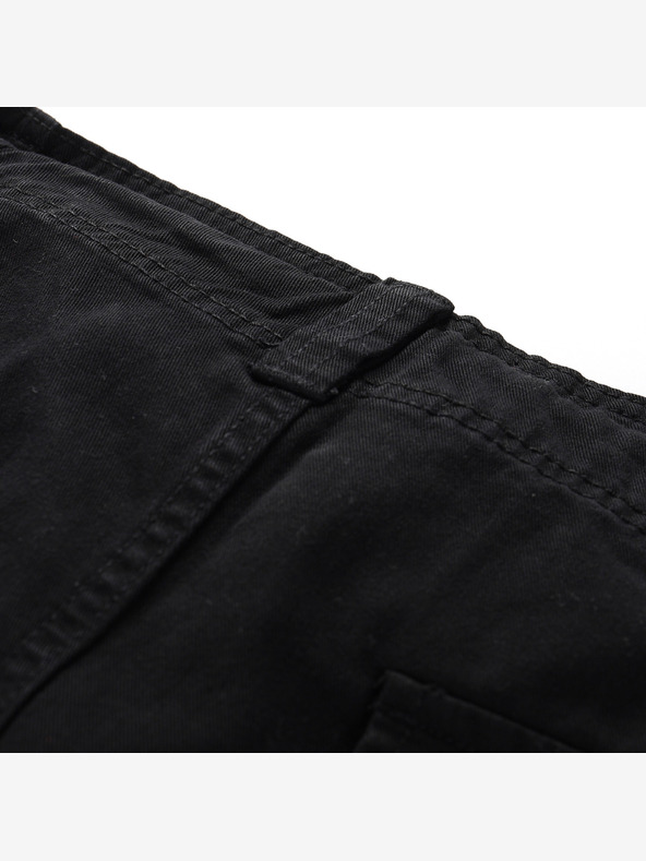 NAX Čierne dámske široké cargo nohavice NAX Serda