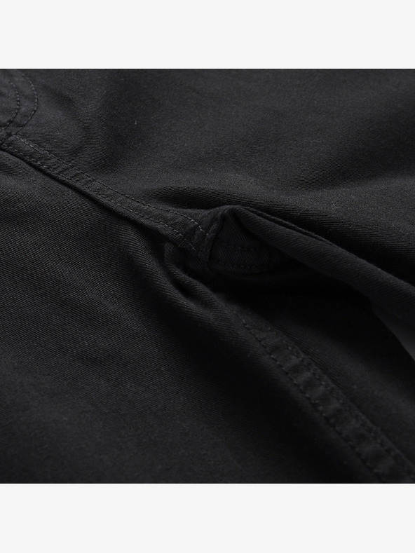 NAX Čierne dámske široké cargo nohavice NAX Serda