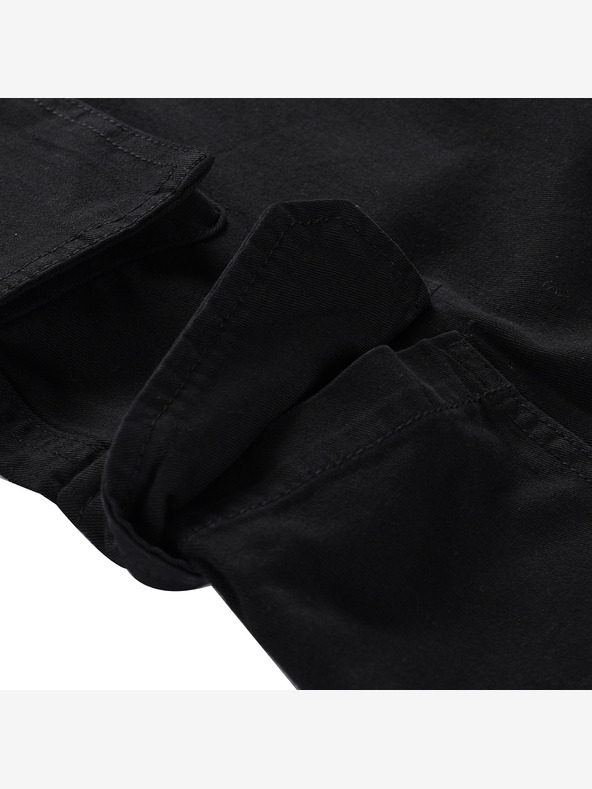 NAX Čierne dámske široké cargo nohavice NAX Serda