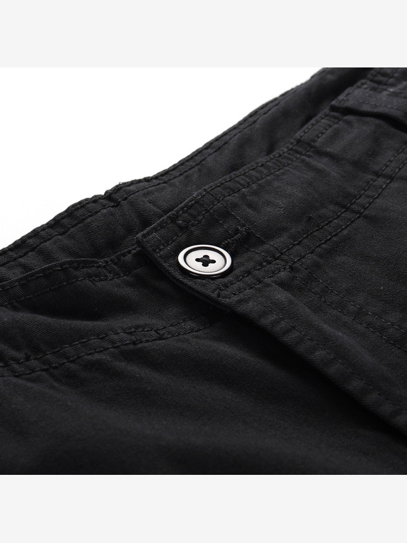 NAX Čierne dámske široké cargo nohavice NAX Serda