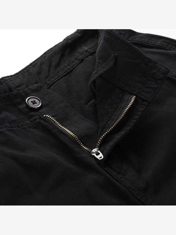 NAX Čierne dámske široké cargo nohavice NAX Serda