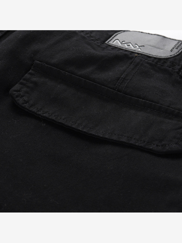 NAX Čierne dámske široké cargo nohavice NAX Serda