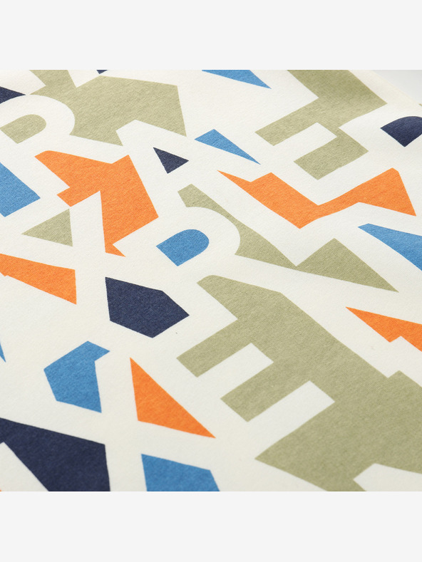 NAX Béžová detská vzorovaná mikina NAX Dermo