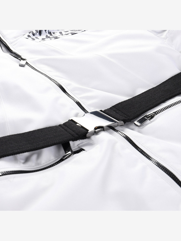 ALPINE PRO Dámska lyžiarska bunda s membránou ptx ALPINE PRO OLADA biela pb