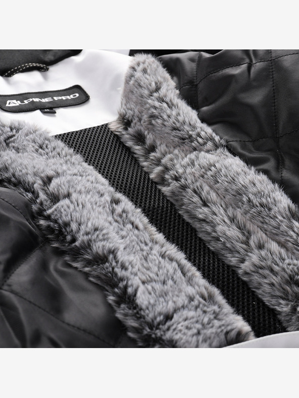 ALPINE PRO Dámska lyžiarska bunda s membránou ptx ALPINE PRO OLADA biela pb