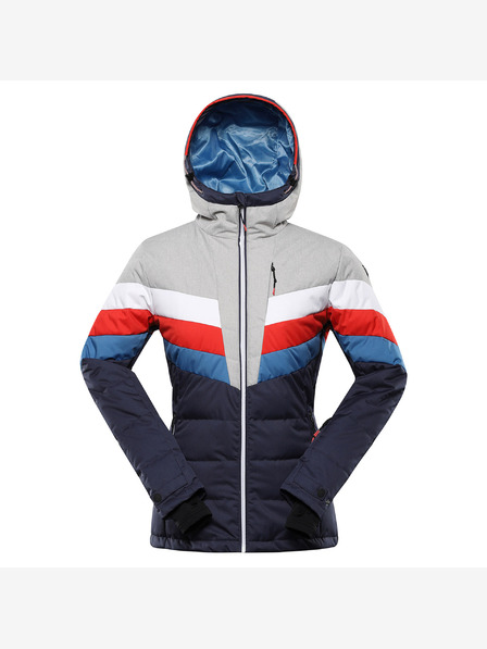 ALPINE PRO Dámska páperová lyžiarska bunda s membránou ptx ALPINE PRO FEEDRA mood indigo
