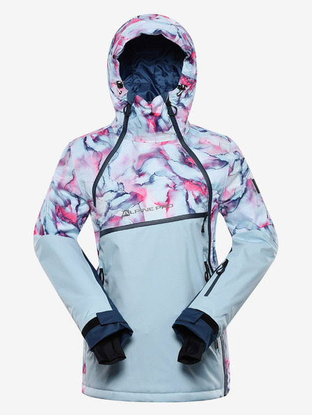 ALPINE PRO Dámska lyžiarska bunda s membránou ptx ALPINE PRO OMEQA aquamarine pb