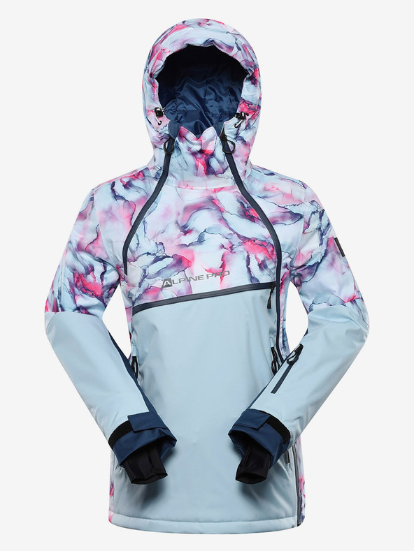 ALPINE PRO Dámska lyžiarska bunda s membránou ptx ALPINE PRO OMEQA aquamarine pb