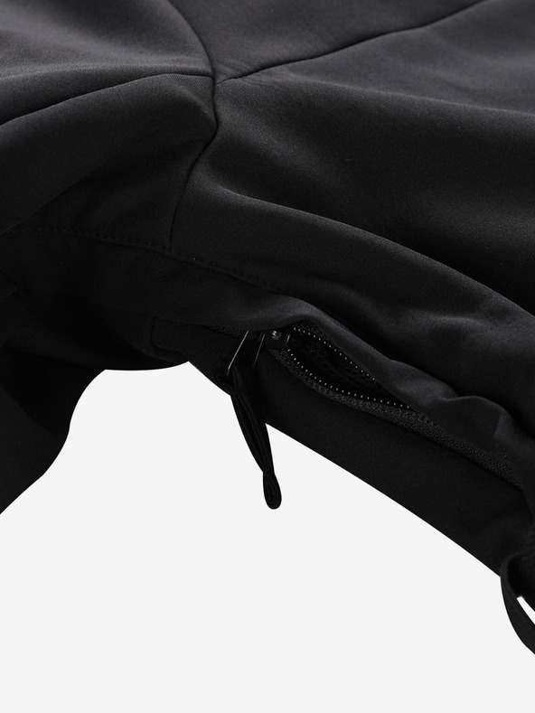 ALPINE PRO Dámska softshellová lyžiarska bunda s membránou ALPINE PRO DOWELA čierna