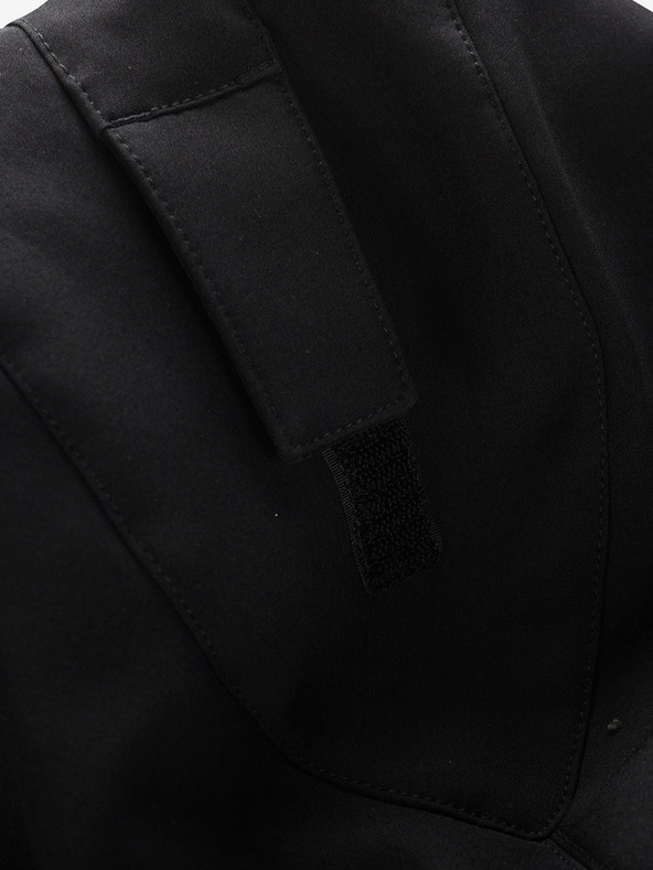 ALPINE PRO Dámska softshellová lyžiarska bunda s membránou ALPINE PRO DOWELA čierna