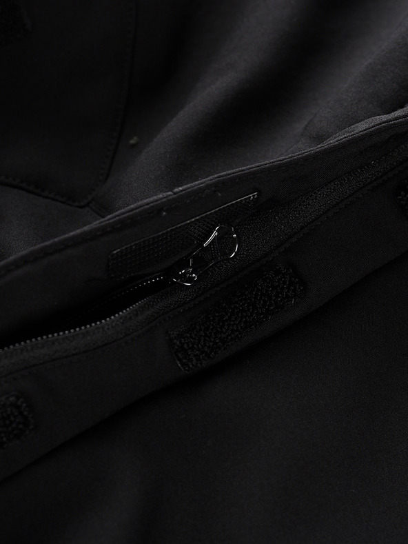 ALPINE PRO Dámska softshellová lyžiarska bunda s membránou ALPINE PRO DOWELA čierna