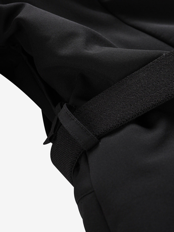 ALPINE PRO Dámska softshellová lyžiarska bunda s membránou ALPINE PRO DOWELA čierna