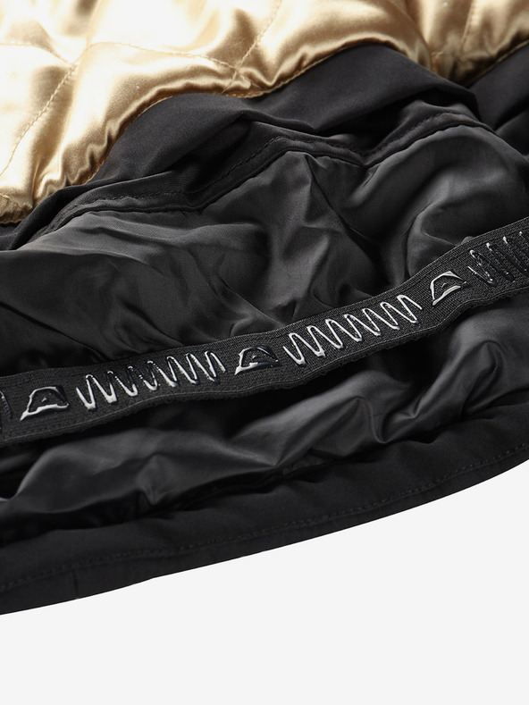 ALPINE PRO Dámska softshellová lyžiarska bunda s membránou ALPINE PRO DOWELA čierna