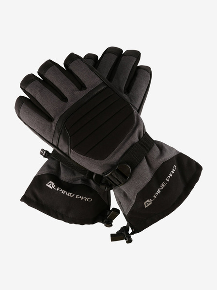 ALPINE PRO Pánske rukavice s membránou ptx ALPINE PRO DERD black