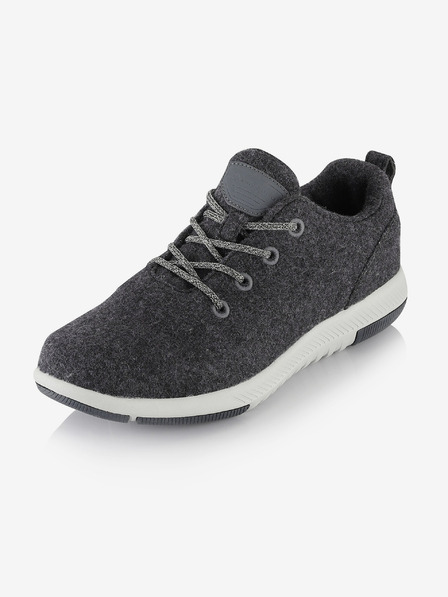 ALPINE PRO Mestská obuv ALPINE PRO WOOLE dk.true gray