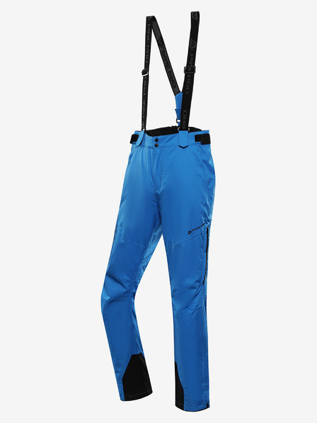 ALPINE PRO Pánske lyžiarske nohavice s ptx membránou ALPINE PRO OSAG electric blue lemonade