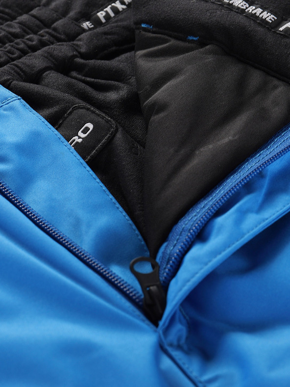 ALPINE PRO Pánske lyžiarske nohavice s ptx membránou ALPINE PRO OSAG electric blue lemonade