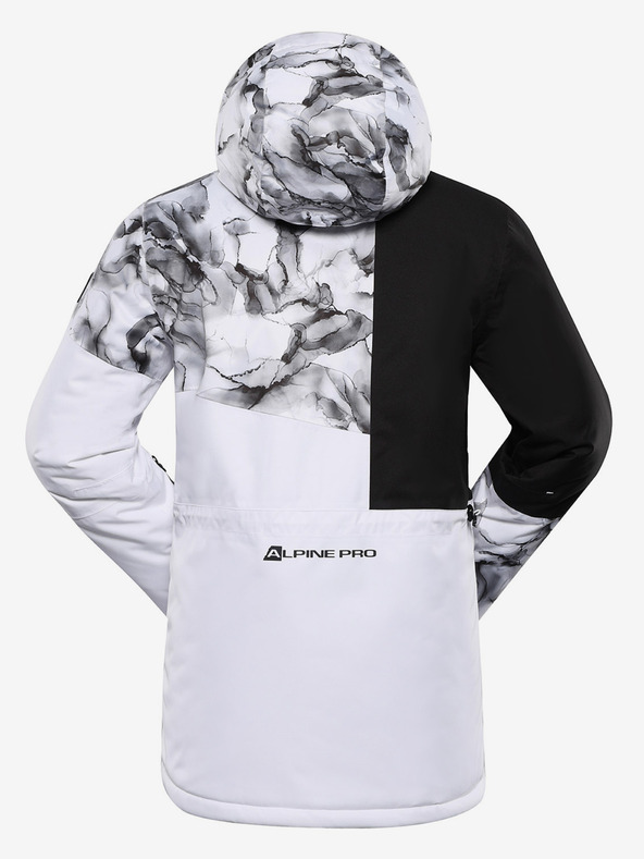 ALPINE PRO Dámska lyžiarska bunda s ptx membránou ALPINE PRO UZERA biela pb