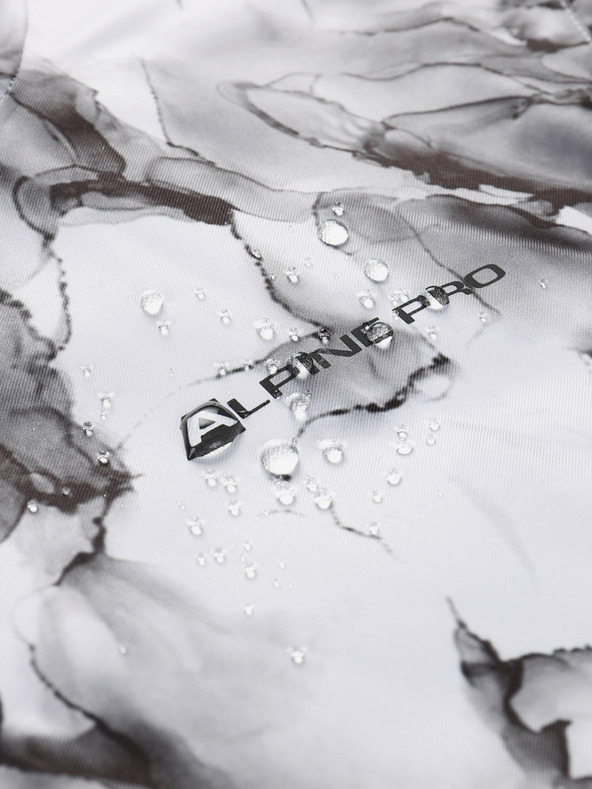 ALPINE PRO Dámska lyžiarska bunda s ptx membránou ALPINE PRO UZERA biela pb