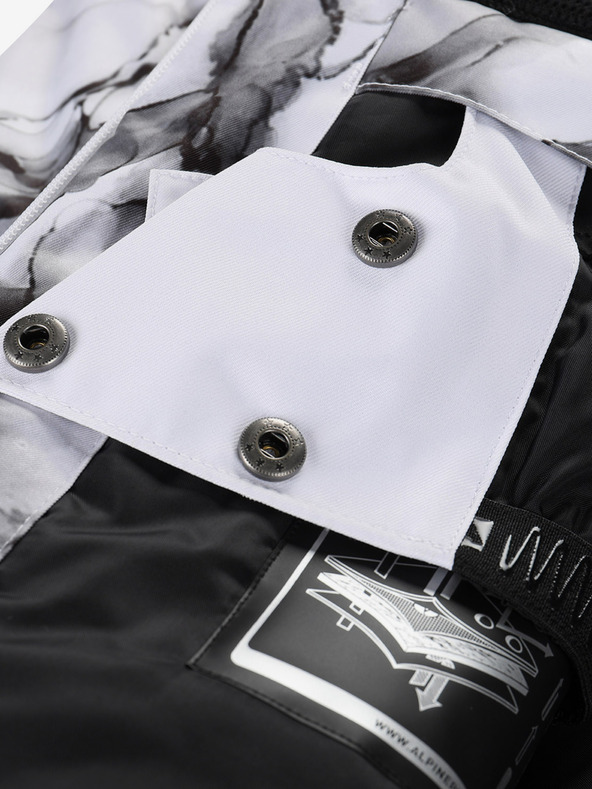 ALPINE PRO Dámska lyžiarska bunda s ptx membránou ALPINE PRO UZERA biela pb