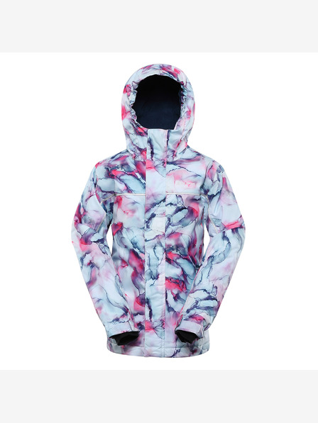 ALPINE PRO Detská lyžiarska bunda s ptx membránou ALPINE PRO EDERO aquamarine variant pb