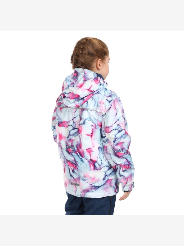 ALPINE PRO Detská lyžiarska bunda s ptx membránou ALPINE PRO EDERO aquamarine variant pb