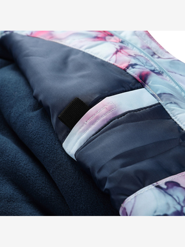 ALPINE PRO Detská lyžiarska bunda s ptx membránou ALPINE PRO EDERO aquamarine variant pb