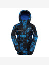 ALPINE PRO Detská lyžiarska bunda s membránou ptx ALPINE PRO EDERO electric blue lemonade variant pa