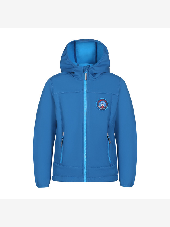 ALPINE PRO Detská softshellová bunda s membránou ALPINE PRO OMANO mykonos blue
