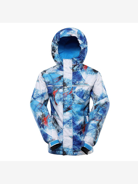 ALPINE PRO Detská lyžiarska bunda s ptx snehovou membránou ALPINE PRO KIWERO blue aster variant pb