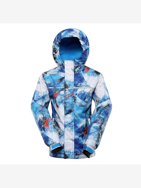 ALPINE PRO Detská lyžiarska bunda s ptx snehovou membránou ALPINE PRO KIWERO blue aster variant pb