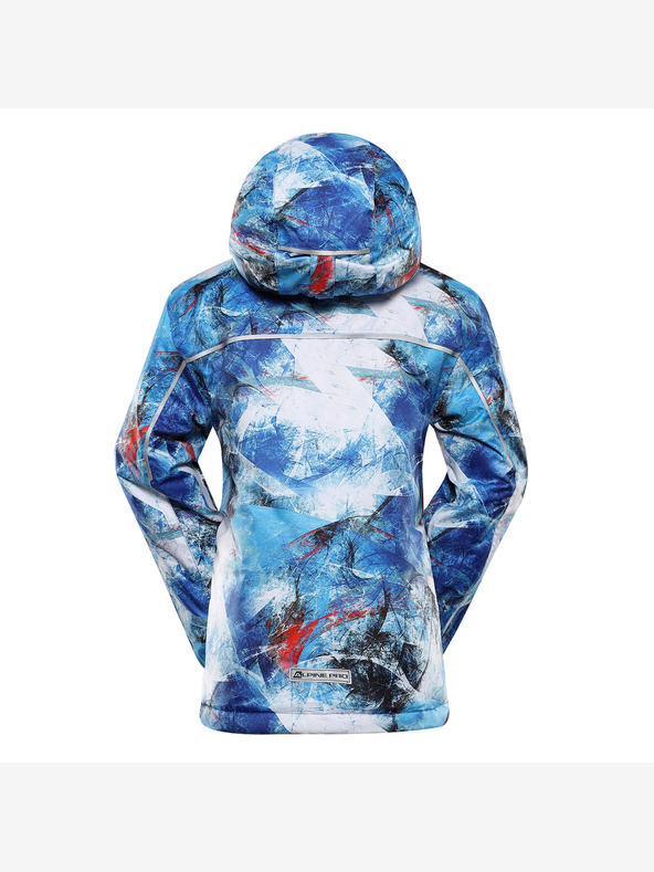ALPINE PRO Detská lyžiarska bunda s ptx snehovou membránou ALPINE PRO KIWERO blue aster variant pb