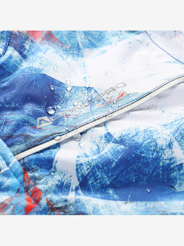 ALPINE PRO Detská lyžiarska bunda s ptx snehovou membránou ALPINE PRO KIWERO blue aster variant pb
