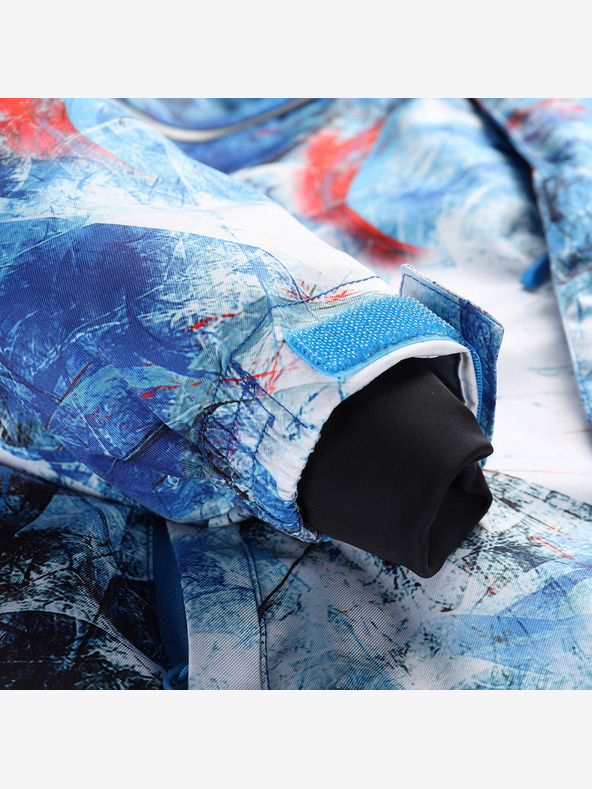 ALPINE PRO Detská lyžiarska bunda s ptx snehovou membránou ALPINE PRO KIWERO blue aster variant pb