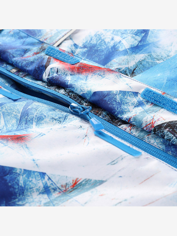 ALPINE PRO Detská lyžiarska bunda s ptx snehovou membránou ALPINE PRO KIWERO blue aster variant pb