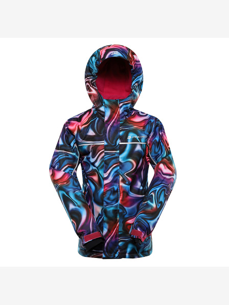 ALPINE PRO Detská lyžiarska bunda s ptx snehovou membránou ALPINE PRO KIWERO vivacious variant ks